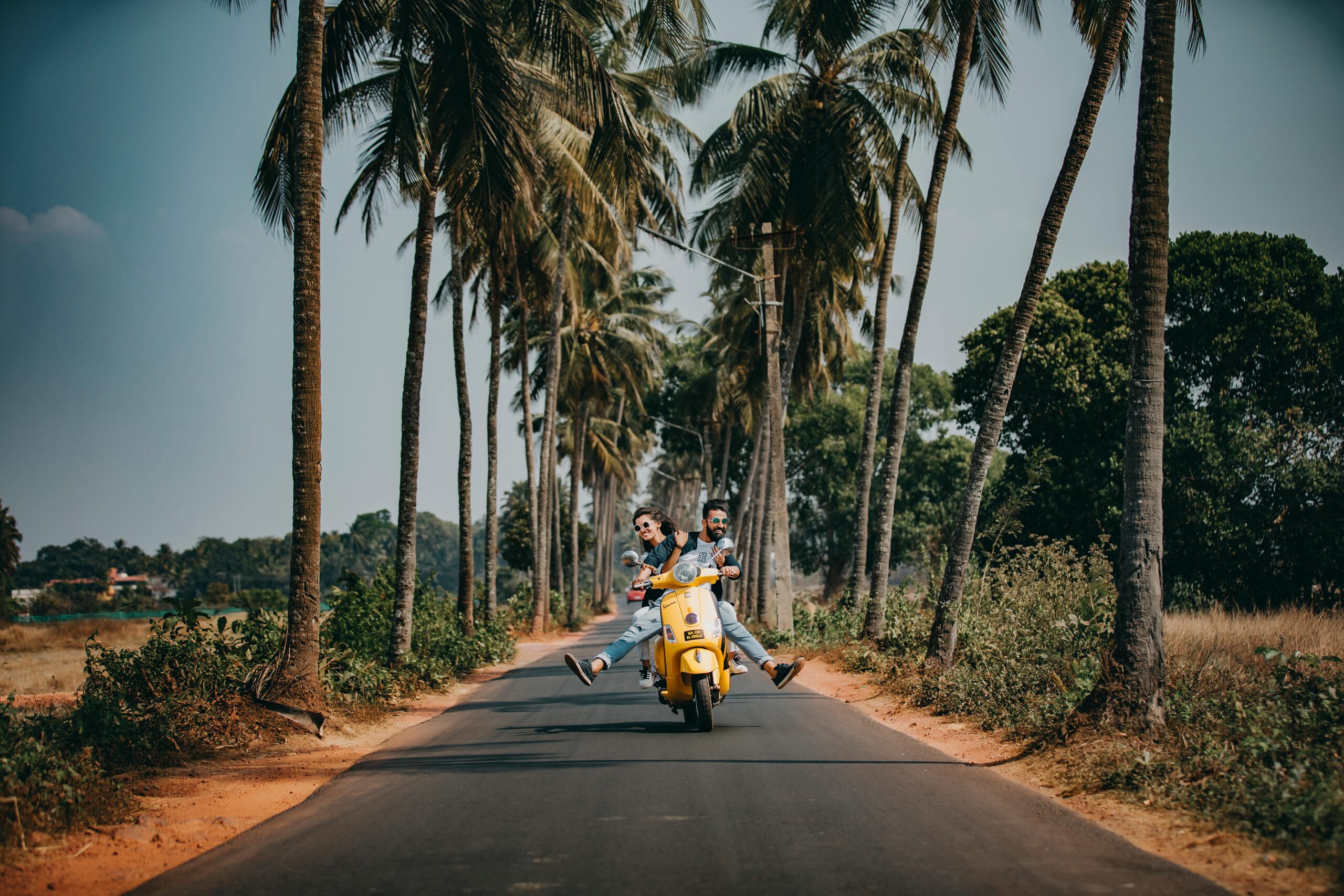 people on a scooter