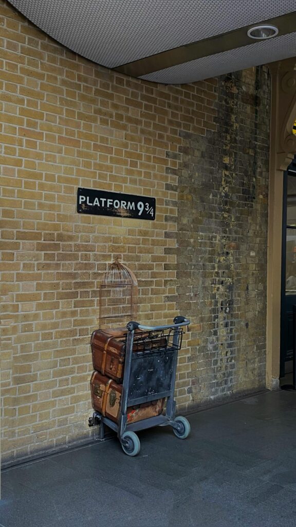Platform 9 3/4 at King's Cross