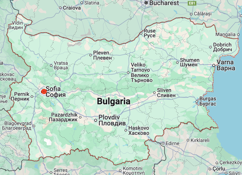 Bulgaria Map