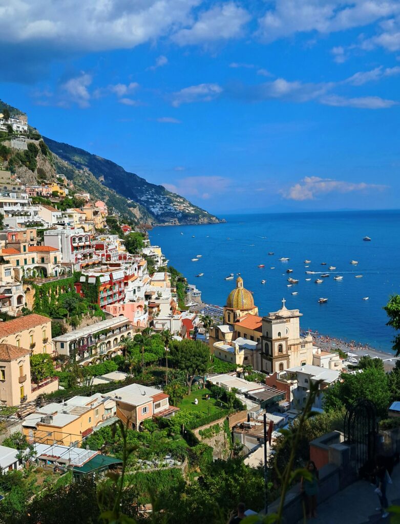 Picturesque View of Positano along the Amalfi Coast